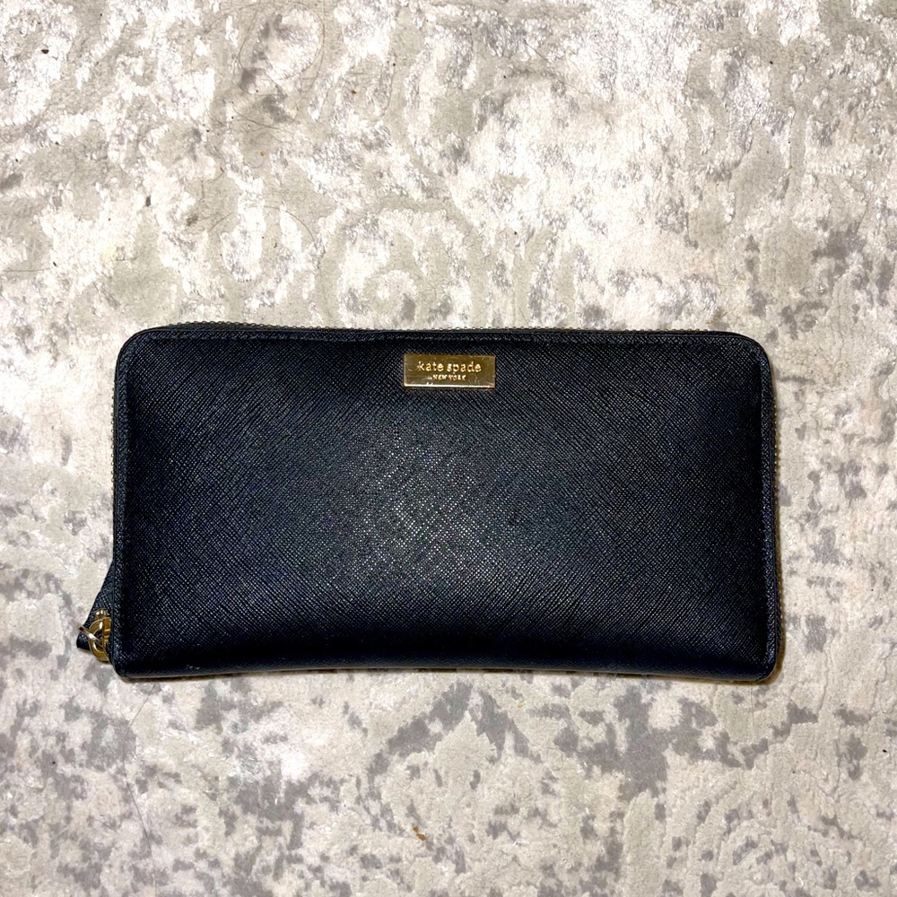 Kate Spade large zip around wallet